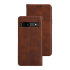 Olixar Leather-Style Brown Wallet Stand Case - For Google Pixel 7a 1