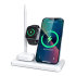 XO White 15W 4-in-1 Foldable Wireless Charger Stand & Pad 1