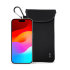 Olixar Neoprene Black Pouch with Card Slot - For iPhone 15 1