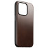 Nomad Horween Rustic Brown Leather Protective Case - For iPhone 15 Pro 1