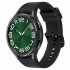 Official Samsung Black Hybrid Eco-Leather Band (M/L) - For Samsung Galaxy Watch 6 1
