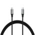 Varta 100W Black USB-C to USB-C Charge & Sync 2m Cable 1