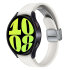 Official Samsung Cream D-Buckle Hybrid Eco-Leather Band (S/M) - For Samsung Galaxy Watch 6 1