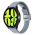 Official Samsung Blue D-Buckle Hybrid Eco-Leather Band (S/M) - For Samsung Galaxy Watch 6 1