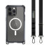 SwitchEasy Odyssey+ Metal Black MagSafe Case with Strap - For iPhone 15 Pro Max 1