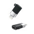 XO Black USB-C to Lightning Adapter 1
