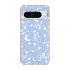 LoveCases White Stars And Moons Glitter Case - For Google Pixel 8 Pro 1