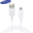 Official Samsung 1.2m White Micro USB Charge & Sync Cable - For Samsung Galaxy S5 1