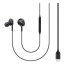 Official Samsung Black AKG Tuned USB-C Wired Earphones with Microphone - For Samsung Galaxy Tab S9 FE 1