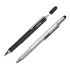 Olixar Two Pack Black & Silver HexStyli 6-in-1 Multi-Tool Pens With Stylus 1