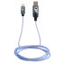 Lazerbuilt Official Batman 1.2m Light Up USB-A to USB-C Charge & Sync Cable 1
