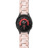 LoveCases Light Pink Tortoise Shell Resin Links Band - For Samsung Galaxy Watch 5 Pro 1