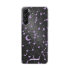 LoveCases Purple Stars & Moons Glitter Case - For Samsung Galaxy A25 5G 1