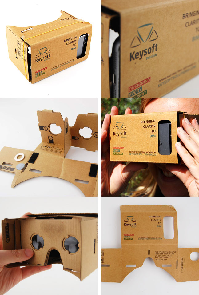 Branded Google Cardboard 3D Glasses