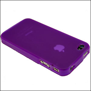 FlexiShield Skin For iPhone 4 - Purple