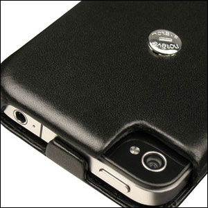 Noreve Tradition A Leather Case for iPhone 4 - Black