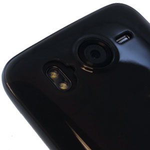 FlexiShield Skin Case für HTC Desire HD in schwarz