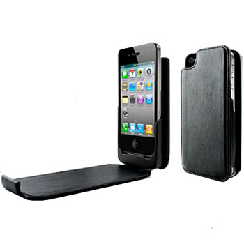 Housse en cuir iPhone 4S / 4 Dexim Supercharged Power Case