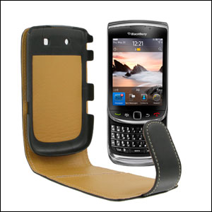 Pro-Tec Executive Leather Flip Case - BlackBerry 9800 Torch