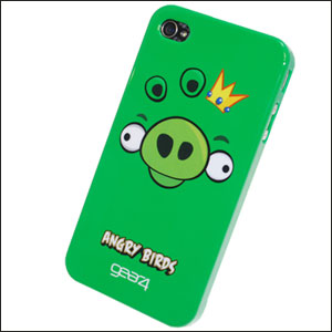 Coque iPhone 4 Angry Birds Gear4 - Pig King - Vue complète