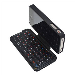 TypeTop Swivel Mini Bluetooth Keyboard for iPhone 4