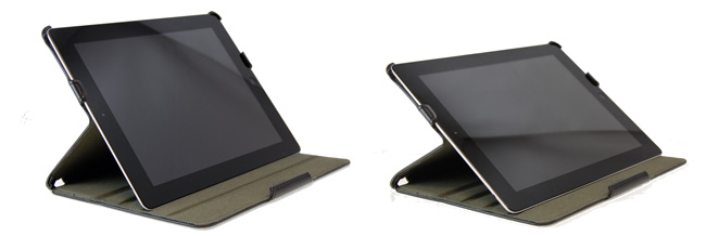 Xqisit Book Case With Desk Stand - iPad 2