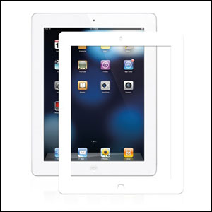 Protection d'écran iPad 2 Moshi iVisor anti-éblouissement - Blanche