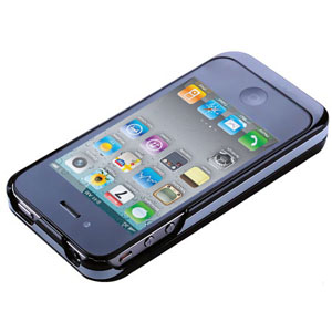 Coque-batterie iPhone 4S / 4 - Mili Power Spring - 1 600 mAh (montée)
