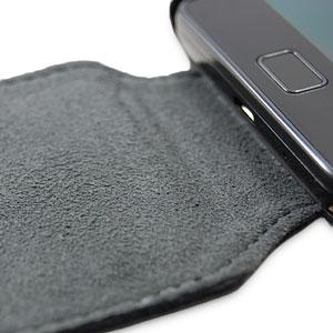 Genuine Leather Flip Case for Samsung Galaxy S2