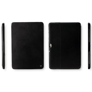 Zenus Prestige Carbon Stand Series for Samsung Galaxy Tab 10.1 - Black