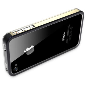 Pinlo United Aluminium Edge Case for iPhone 4 - Black