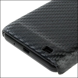 Coque Samsung Galaxy S2 Carbon Fibre Officielle - Noire - fibre de carbone
