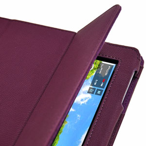 SD TabletWear Case for iPad 2 with Smart Cover Style Front - Purple