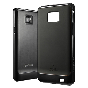 Coque Samsung Galaxy S2 - SGP Neo Hybrid - Noire / noire (général)