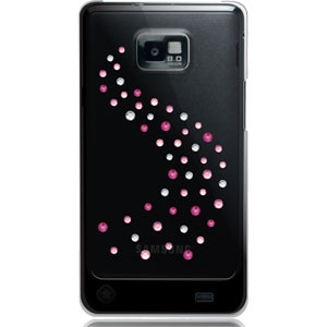 Bling My Thing Samsung Galaxy S2 Hard Case - Milky Way Pink Mix