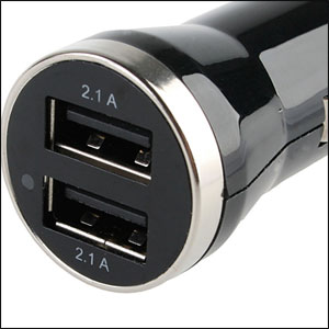 Chargeur allume-cigare double USB pour appareils Apple - 2 x 2,1 A (USB)