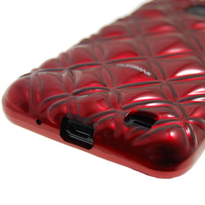 Samsung Pleomax Bling Bling Case for Galaxy S2 - Red