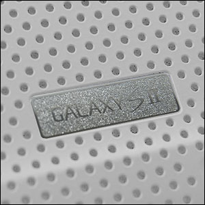 Coque officielle Samsung Galaxy S2 - Mesh Vent - Blanche (logo)