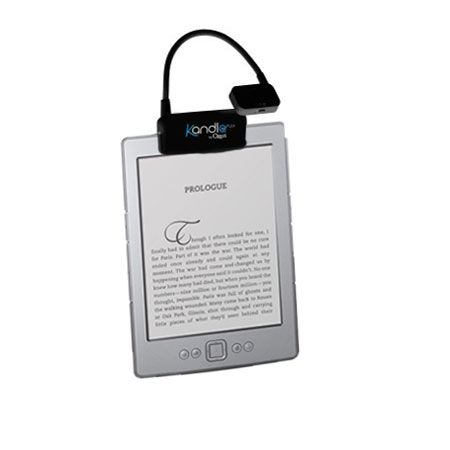 Kandle Flex by Ozeri Clip-On Reading Light for Amazon Kindle - Black