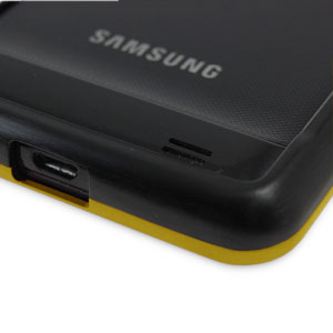 Bumper Samsung Galaxy S2 Capdase Alumor - Or / noir (coin bas)