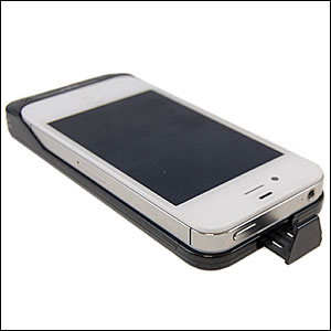 Coque-batterie iPhone 4S / 4 Niki - Noire (palt)