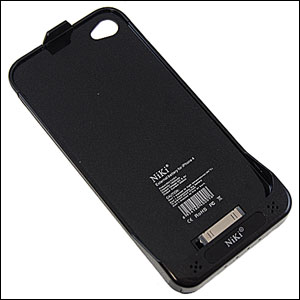 Coque-batterie iPhone 4S / 4 Niki - Noire inter)