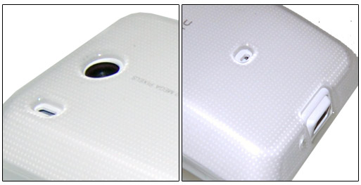HTC Hero FlexiSheild Cut Outs
