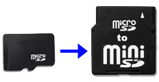 TransFlash Card Adapter (MicroSD to miniSD)