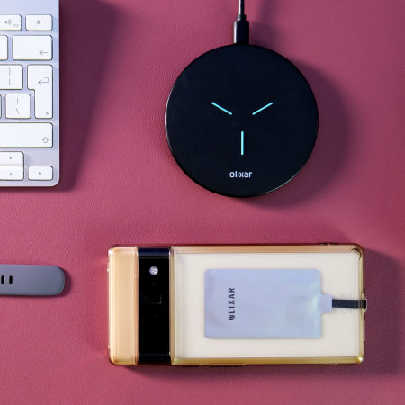Olixar Basics Ultra-Thin USB-C Wireless Charger Adapter - For Samsung Galaxy A55 5G