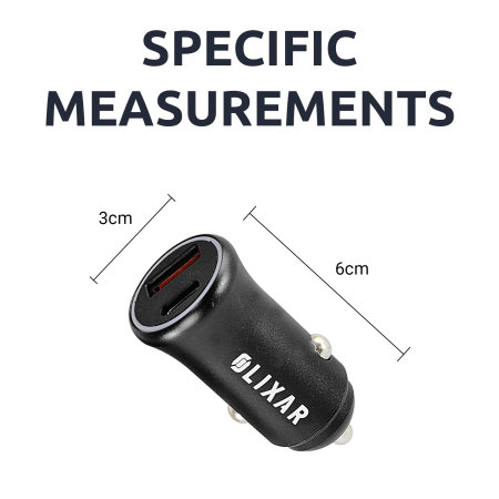 Olixar 38W Fast Car Charger with USB-C Charging Cable - For Samsung Galaxy A55 5G