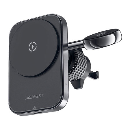 Acefast MagSafe 17.5W Wireless Charger Air Vent Car Phone Mount with Apple Watch Charger