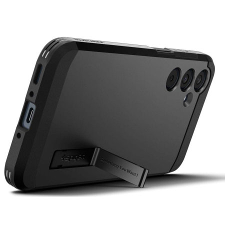 Spigen Black Tough Armor Kickstand Case - For Samsung Galaxy A35 5G