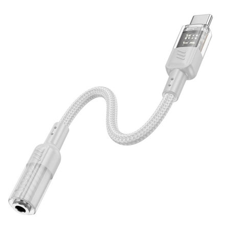 Hoco Grey USB-C to 3.5mm Audio Jack Adapter