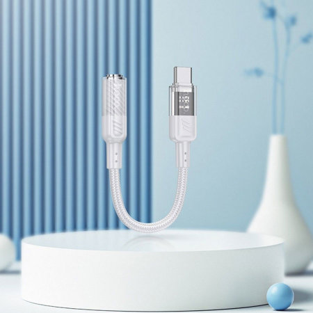 Hoco Grey USB-C to 3.5mm Audio Jack Adapter